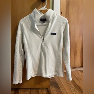White Patagonia Half-Zip